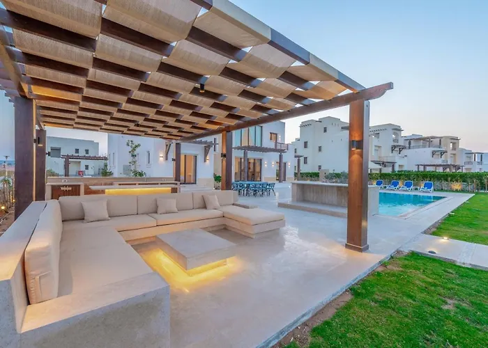 Villa Ancient Sands Gouna 4br Heated Pool & Lagoon