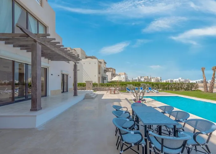 Ancient Sands Gouna 4br Heated Pool & Lagoon Villa